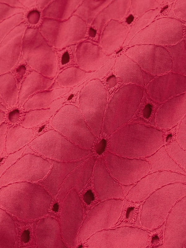 GIRLSオフショルダーコットンレースブラウス(半袖)