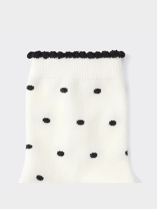 KIDS(男女兼用)ソックス2P(リボン/ドット)