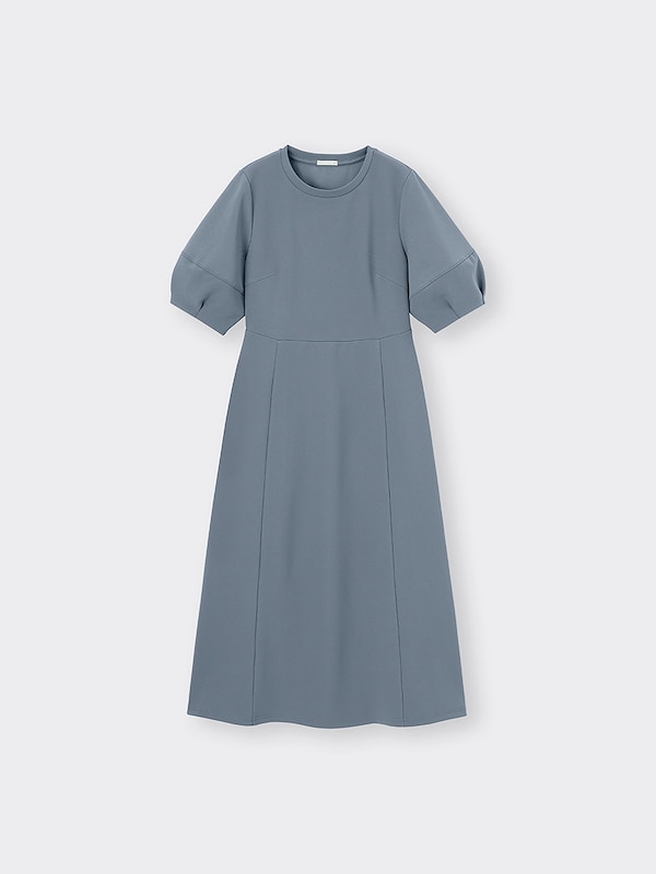 ランタンスリーブワンピース(5分袖)Z+E