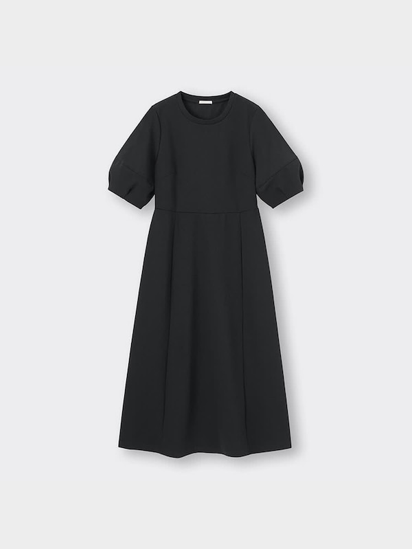 ランタンスリーブワンピース(5分袖)Z+E