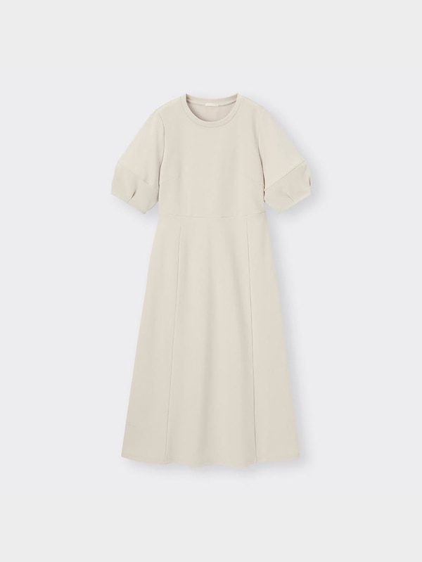 ランタンスリーブワンピース(5分袖)Z+E