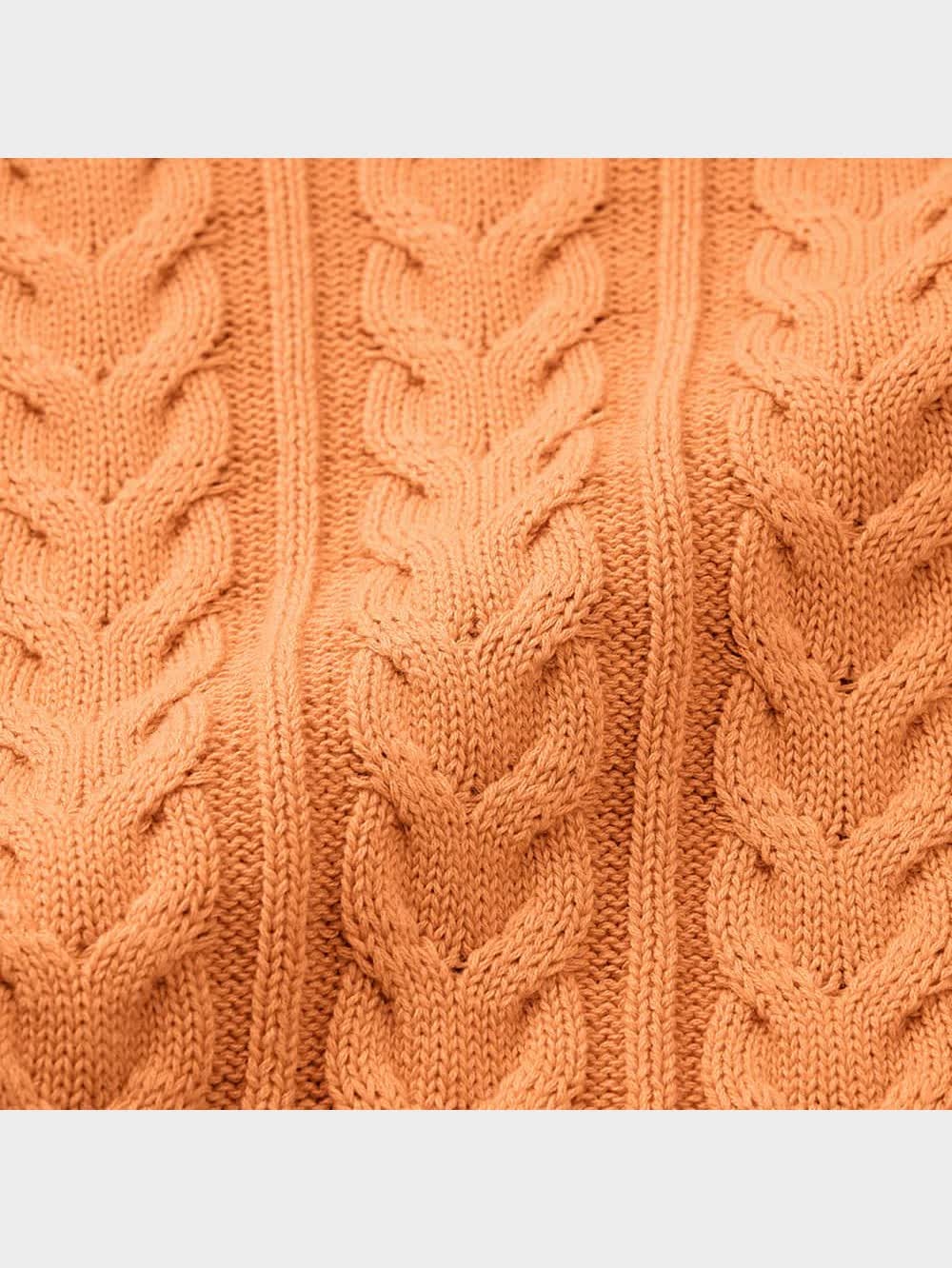 GU公式 | ケーブルクルーネックセーター(半袖)