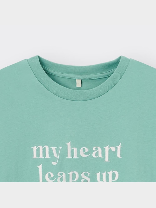 GIRLSクロップドグラフィックT(長袖)JR