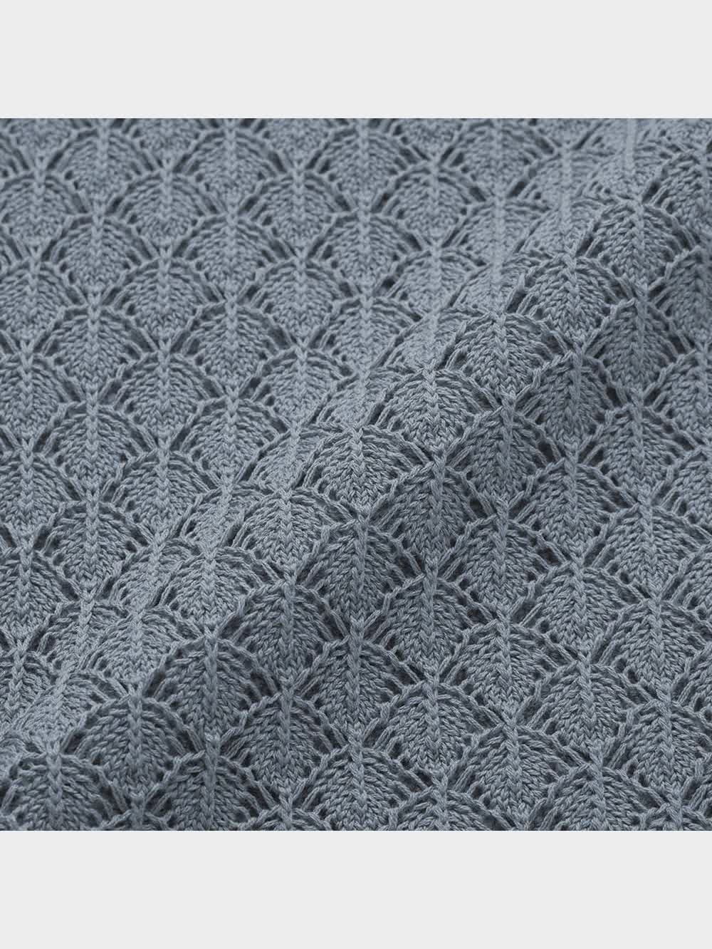 GU公式 | 透かし編みニットジレ+X