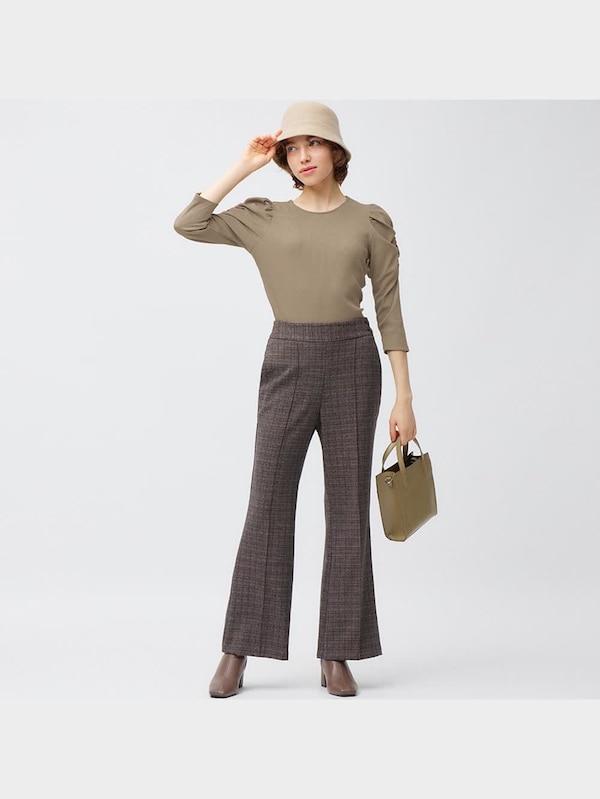 リブボリュームスリーブT(7分袖)Z+X