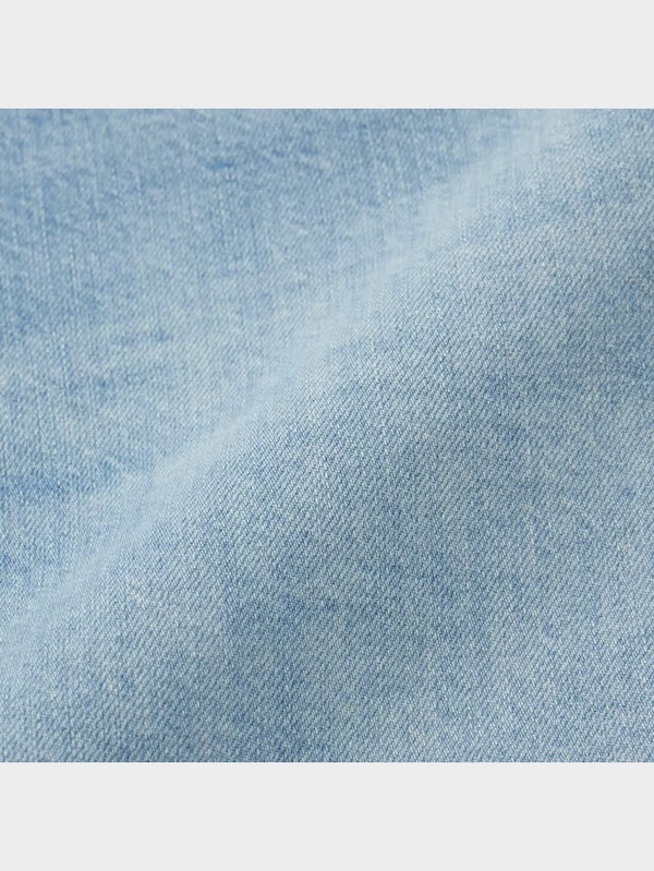 デニムローウエストミニスカート+E