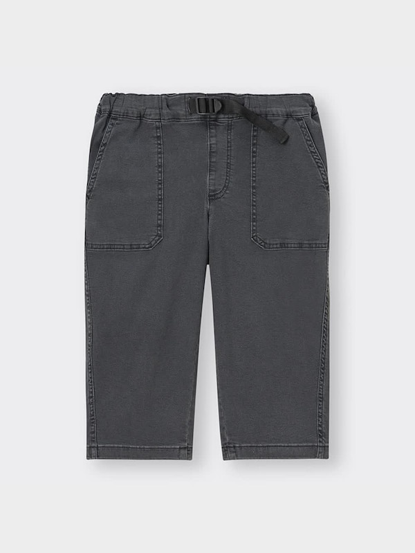 KIDS(男女兼用)ストレッチデニムクロップドパンツ