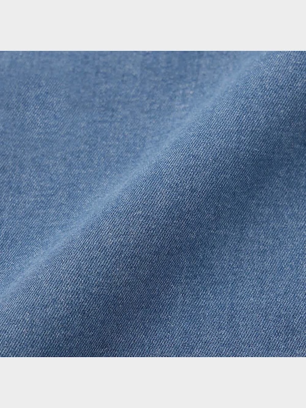 KIDS(男女兼用)ストレッチデニムクロップドパンツ