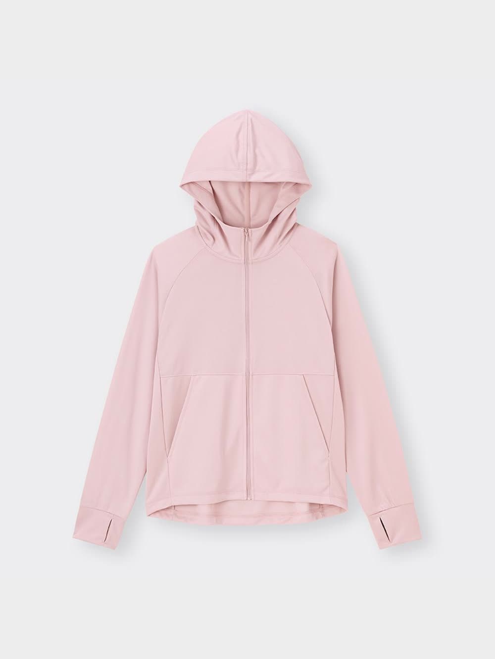 柏蓮 GU公式 | UVカットドライフルジップパーカ(長袖)GA