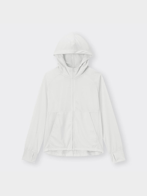 UVカットドライフルジップパーカ(長袖)GA