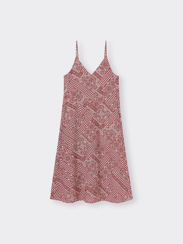 フレアキャミソールワンピース(バンダナ)+E