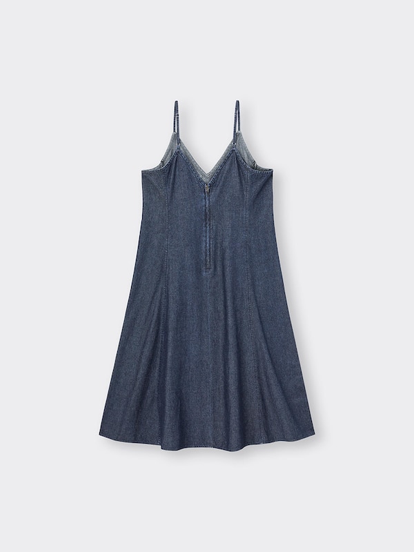 ライトデニムフレアキャミソールワンピース+EC(丈短め110.0～119.0cm)