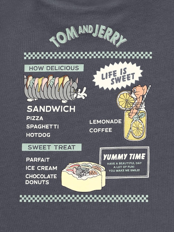 KIDS(男女兼用)グラフィックT(半袖) TOM and JERRY 3