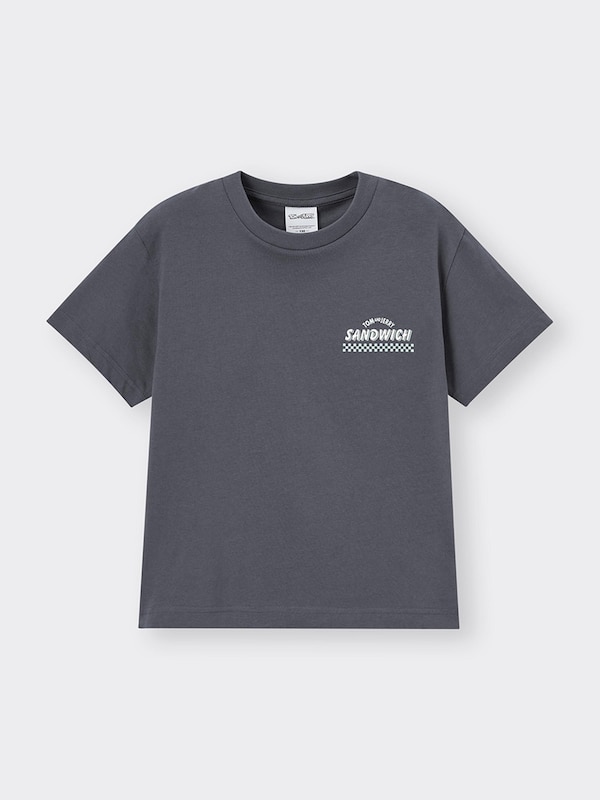 KIDS(男女兼用)グラフィックT(半袖) TOM and JERRY 3