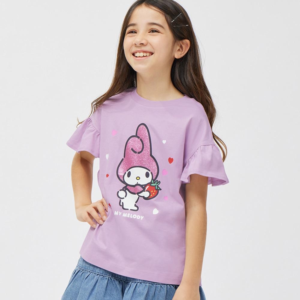 GU公式 | GIRLSグラフィックT(半袖) Sanrio characters 2+X