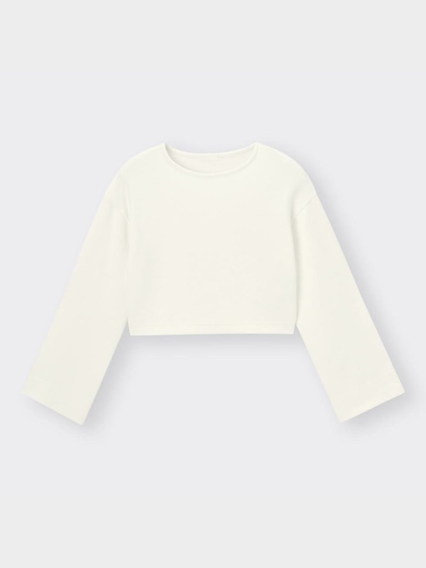 ワイドスリーブT(長袖)Q+EC(丈短め43.0～49.5cm)