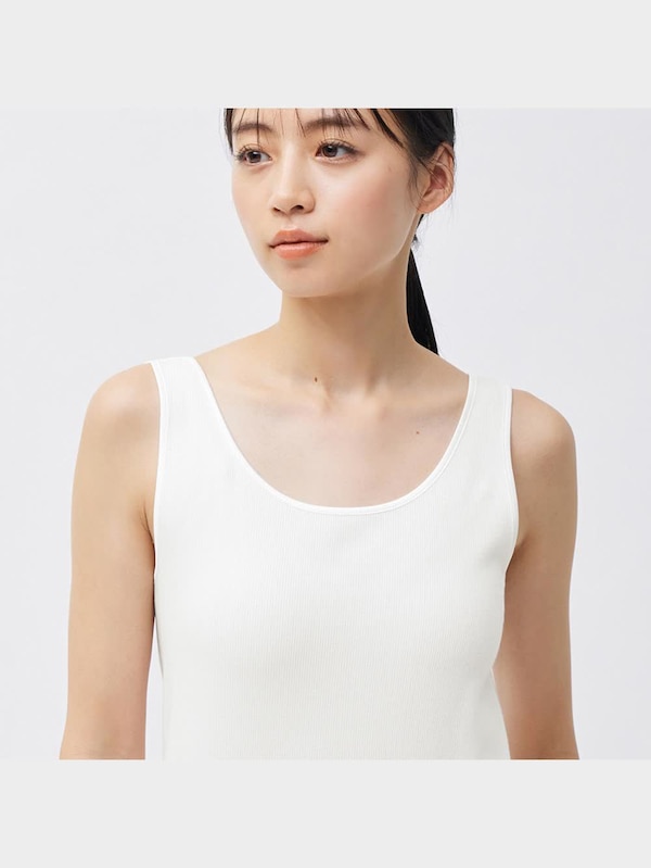 スタイルドライリブタンクトップ