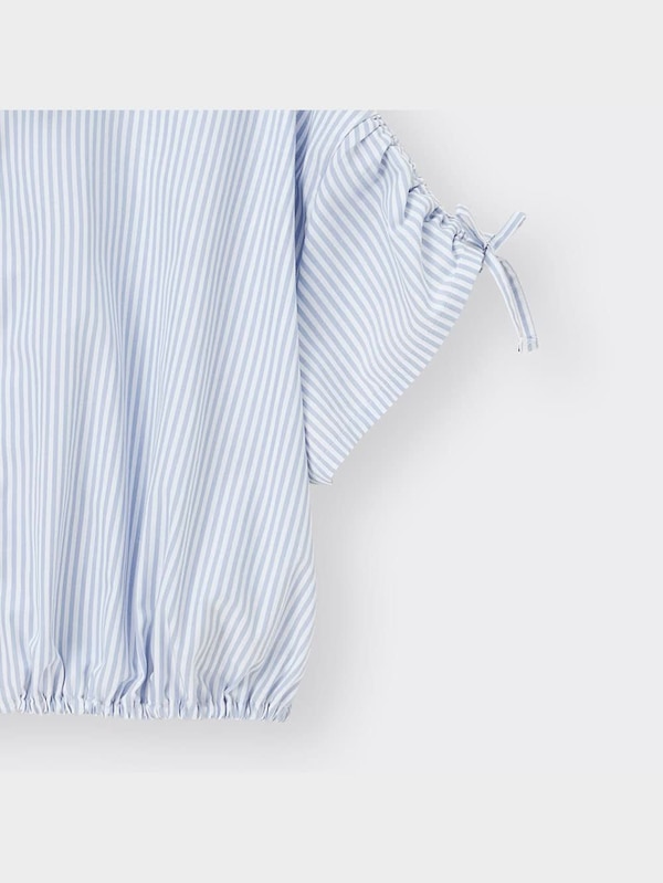 GIRLSクロップドギャザーシャツ(半袖)JR