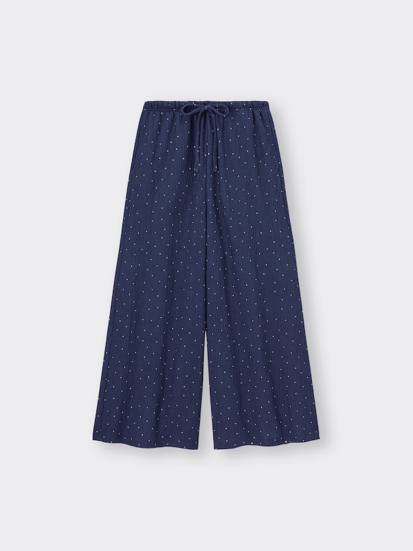 ラウンジフレアパンツ(ドット)+E