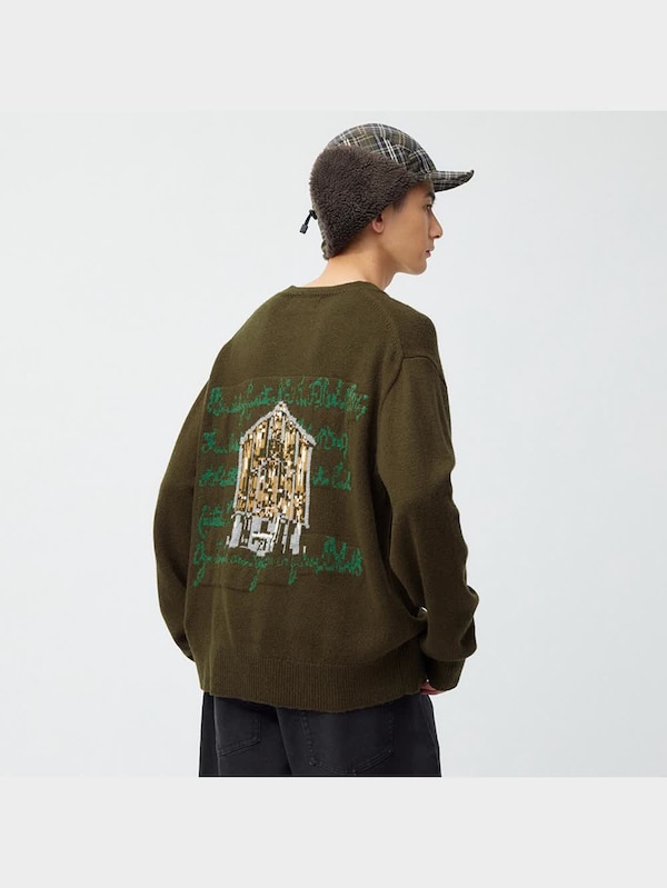 ニットプルオーバー(長袖) beautiful people 2+X