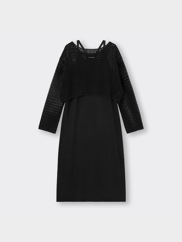 2ピースニットキャミソールワンピース+EC(丈短め)