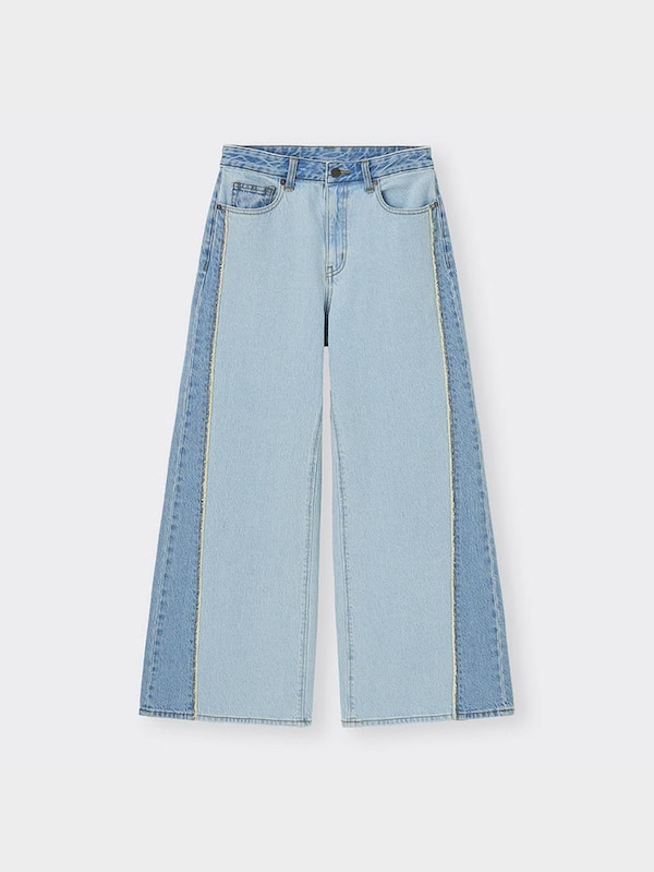 ワイドジーンズ(ツートーン)+E