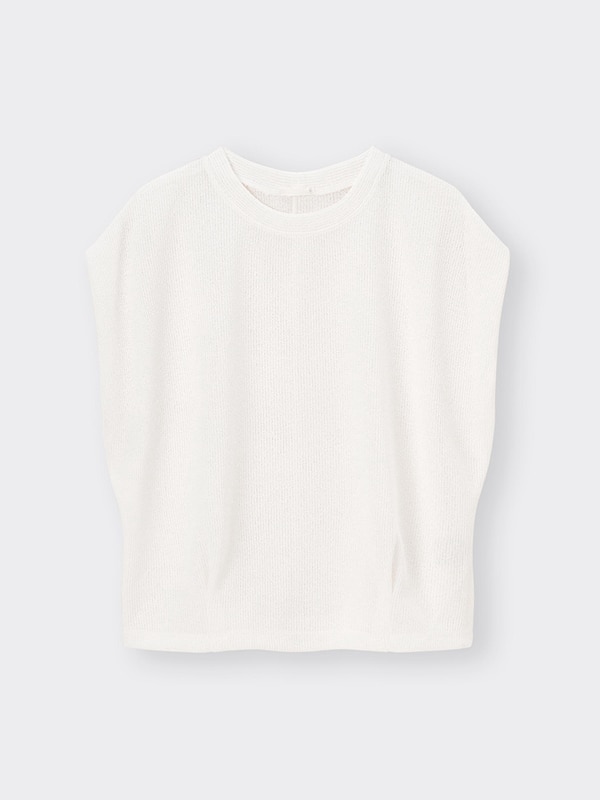 ループヤーンウエストタックT(ノースリーブ)