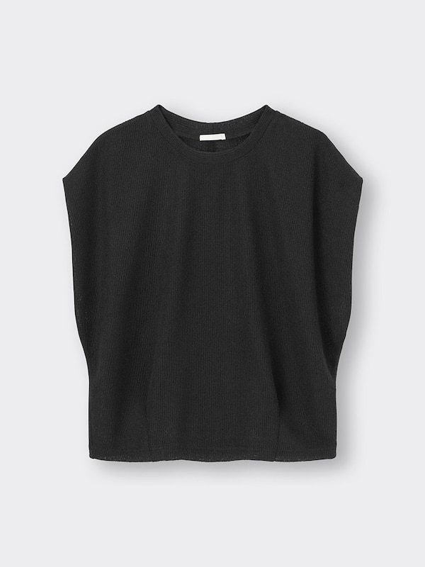 ループヤーンウエストタックT(ノースリーブ)