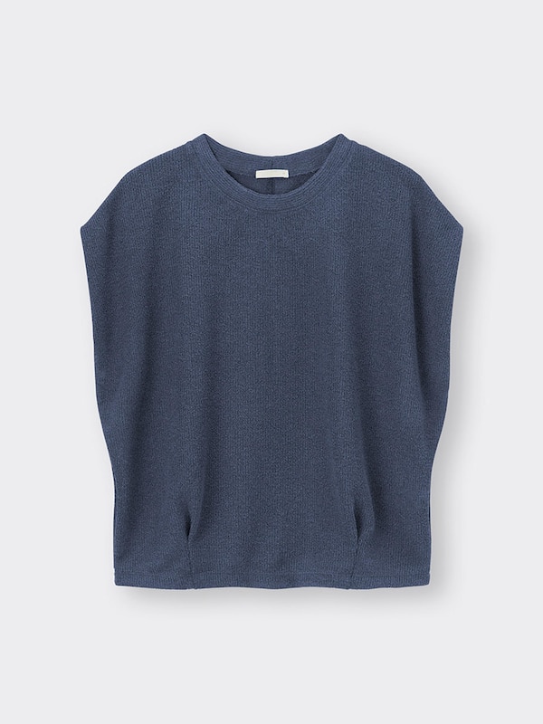 ループヤーンウエストタックT(ノースリーブ)