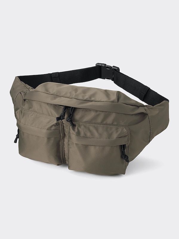 ナイロンツイルウエストバッグ+E