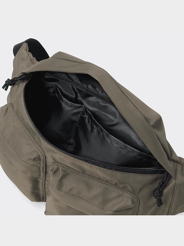 ナイロンツイルウエストバッグ+E