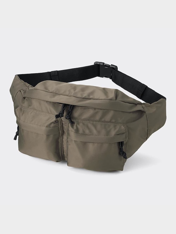 ナイロンツイルウエストバッグ+E