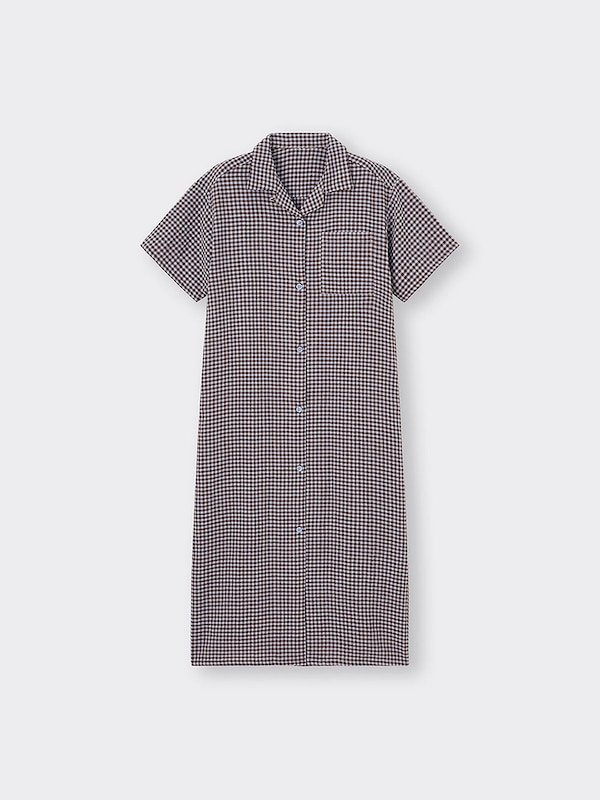 オーガニックコットンパジャマワンピース(半袖)+X