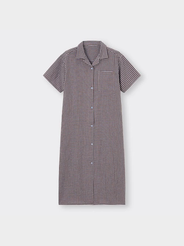 オーガニックコットンパジャマワンピース(半袖)+X