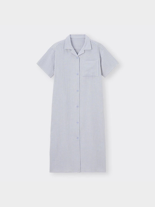 オーガニックコットンパジャマワンピース(半袖)+X