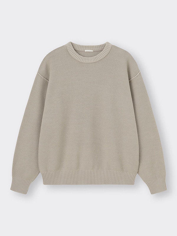 ガーメントダイニットプルオーバー(長袖)