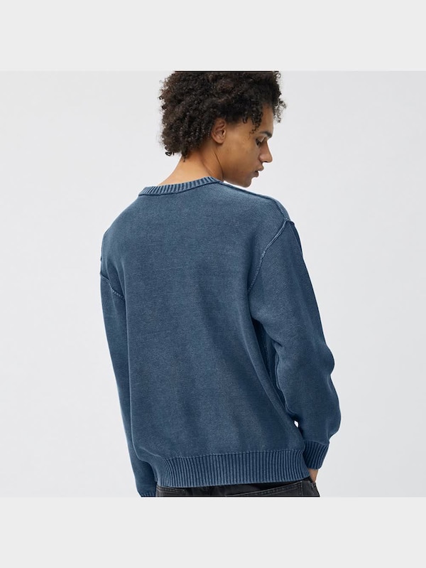 ガーメントダイニットプルオーバー(長袖)