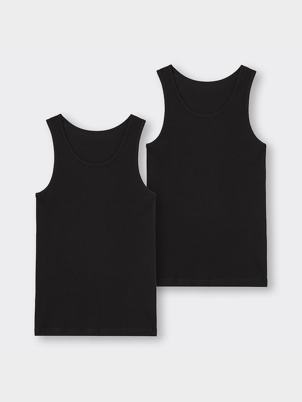 インナーリブタンクトップ2P