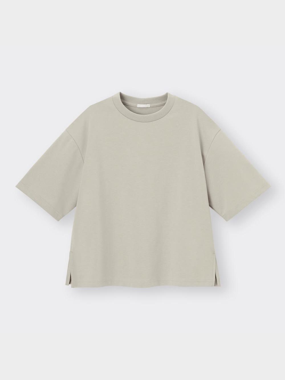 GU公式 | ドライワイドT(5分袖)Q+X