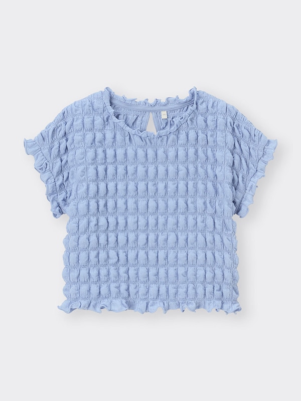 GIRLSシャーリングデザインT(半袖)