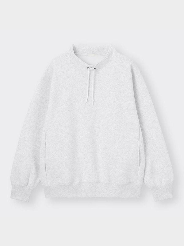 ヘビーウェイトスウェットスタンドカラープルオーバーNT+E