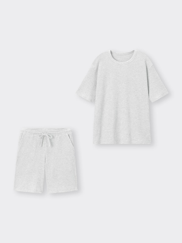 ワッフルラウンジセット(半袖&ショートパンツ)