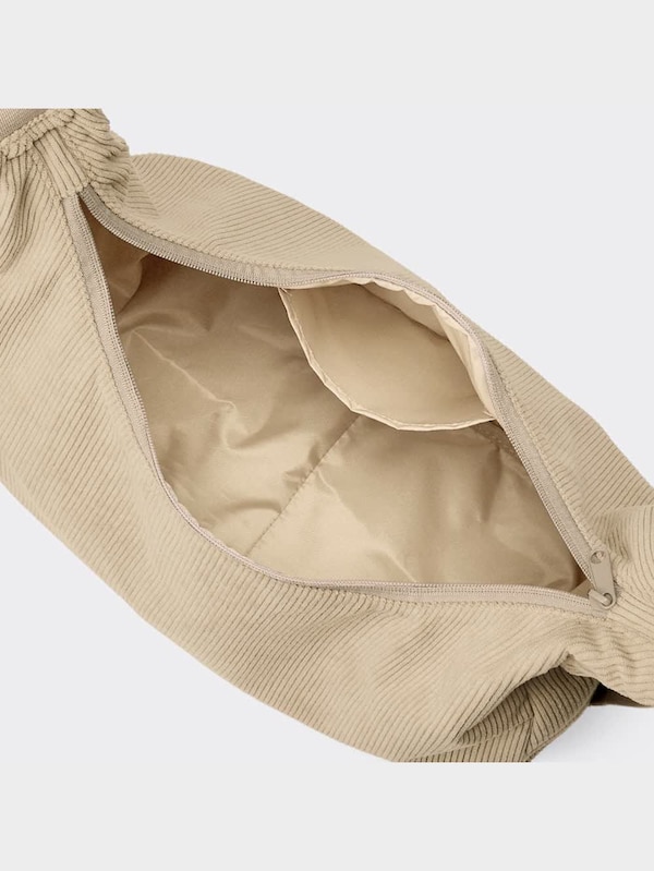 コーデュロイラウンドショルダーバッグ