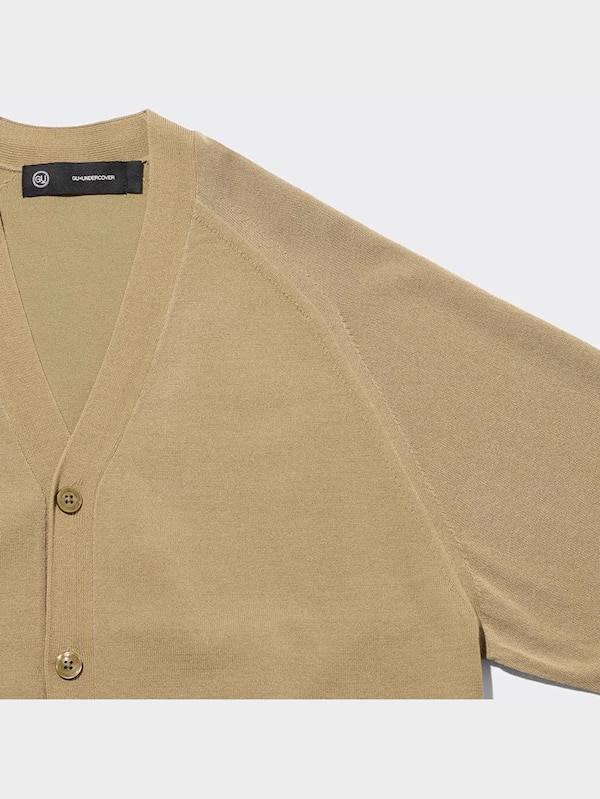 シアーコンビネーションニットカーディガン長袖 UNDERCOVER