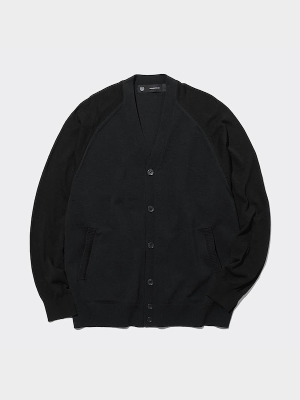 GU公式 | シアーコンビネーションニットカーディガン長袖 UNDERCOVER