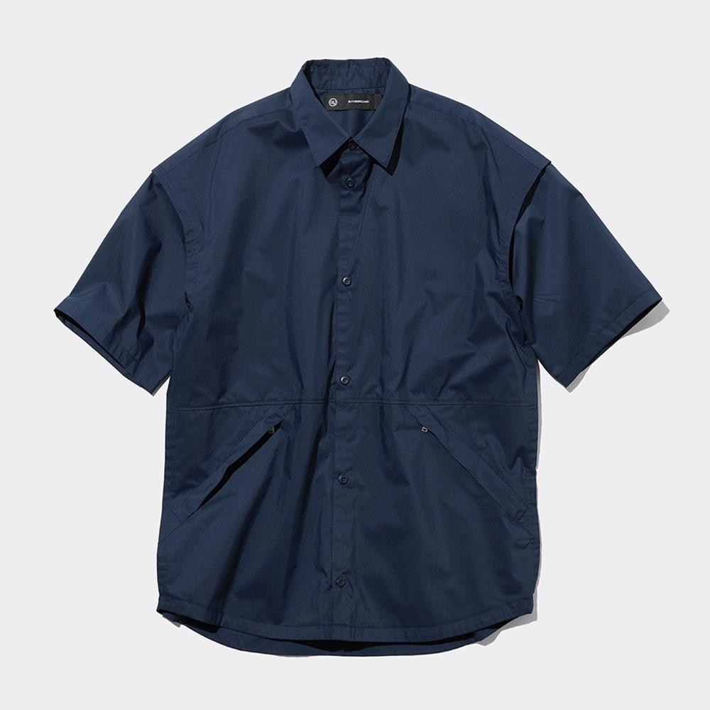 GU公式 | ジップポケットシャツ(5分袖) UNDERCOVER