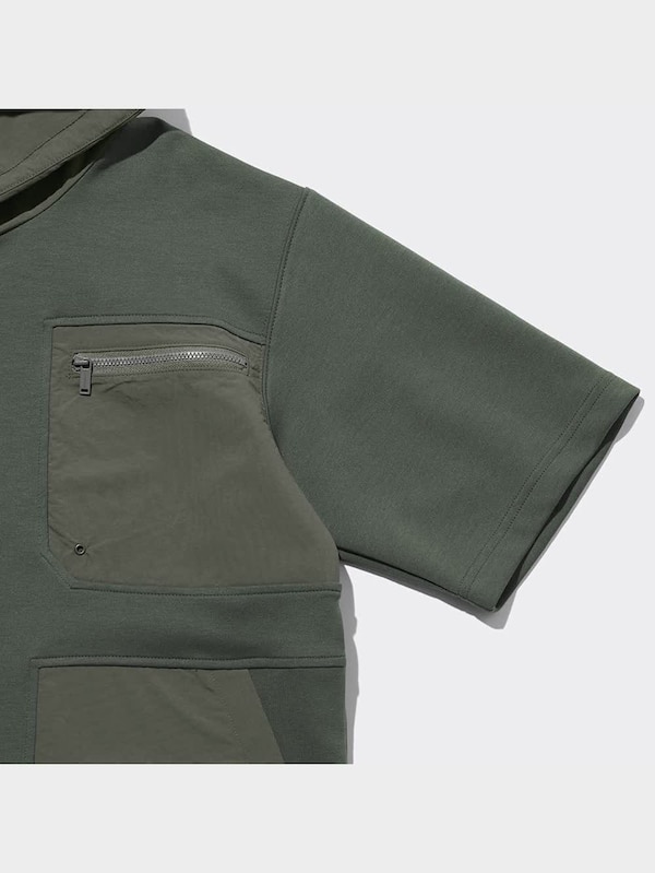 ダブルフェイスパーカ(5分袖) UNDERCOVER(セットアップ可能)