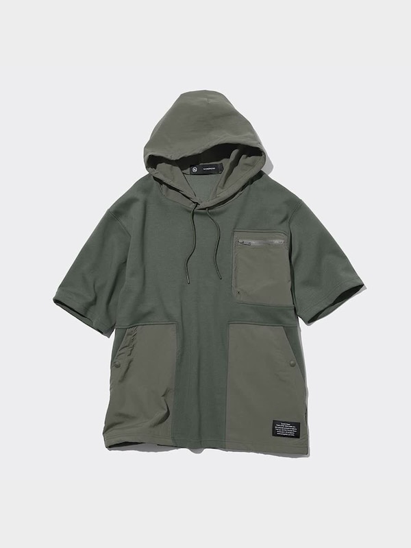 ダブルフェイスパーカ(5分袖) UNDERCOVER(セットアップ可能)