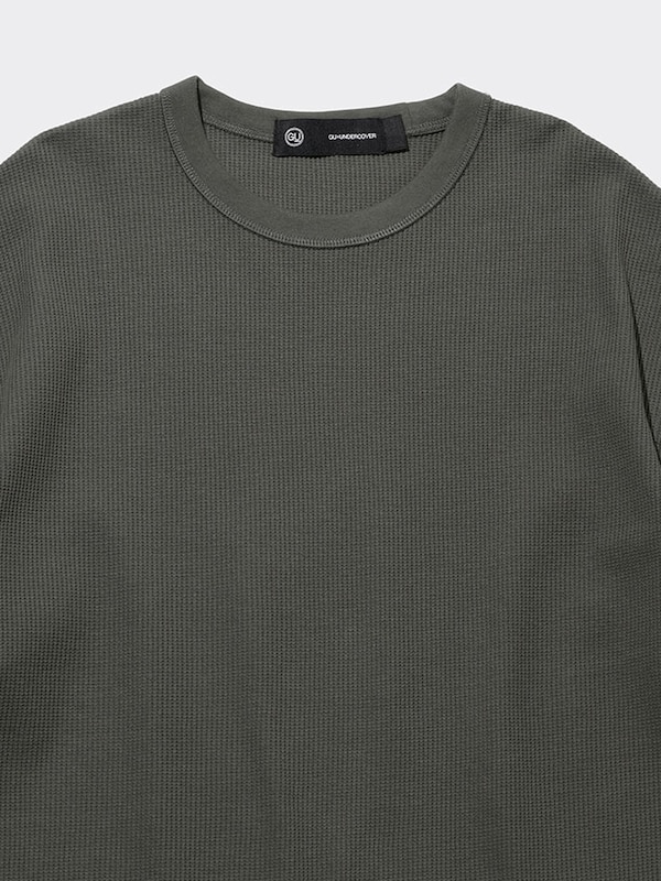 ドライワッフルT(5分袖) UNDERCOVER