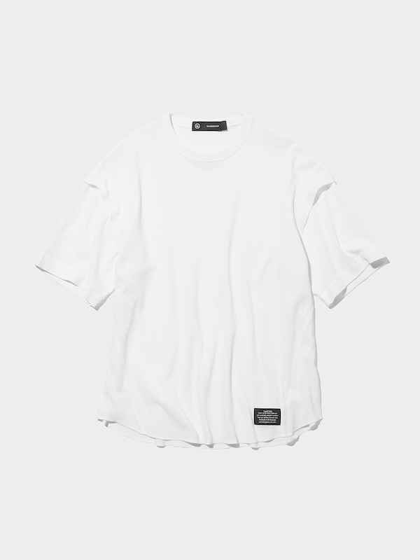 ドライワッフルT(5分袖) UNDERCOVER